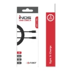 Καλώδιο Σύνδεσης USB 2.0 inos USB C σε USB C 60W 2m Μαύρο | Shopin.gr