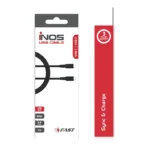 Καλώδιο Σύνδεσης USB 2.0 inos USB C σε USB C 60W 1m Μαύρο | Shopin.gr