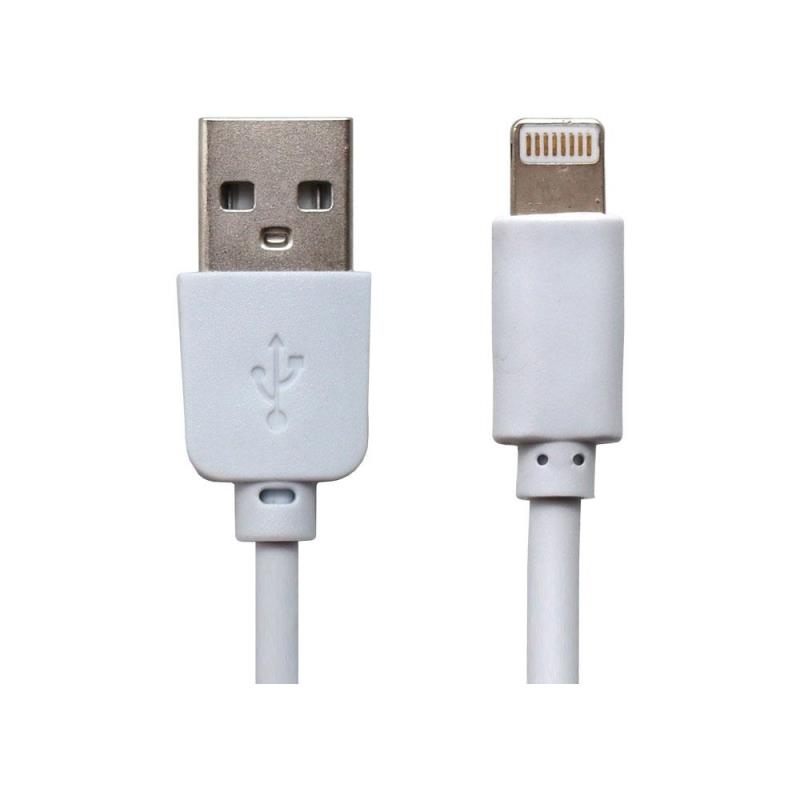Καλώδιο Σύνδεσης USB 2.0 USB A σε Lightning 10W 0.3m Λευκό (Ασυσκεύαστο) | Shopin.gr