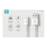 Καλώδιο Σύνδεσης USB 2.0 Devia EC080 USB A σε Lightning 10W 1m Smart Λευκό | Shopin.gr