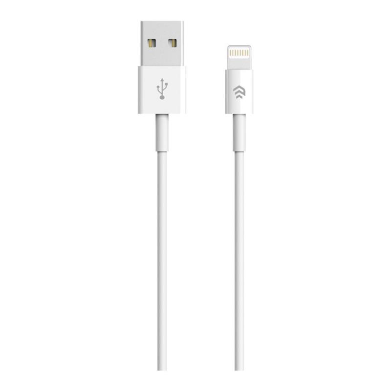 Καλώδιο Σύνδεσης USB 2.0 Devia EC080 USB A σε Lightning 10W 1m Smart Λευκό | Shopin.gr