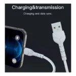 Καλώδιο Σύνδεσης USB 2.0 Devia EC406 V2 USB A σε Lightning 10.5W 1m Kintone Λευκό | Shopin.gr