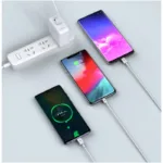 Καλώδιο Σύνδεσης USB 2.0 3 σε 1 Devia EC141 USB A σε micro USB & USB C & Lightning 15W 1.2m Smart Λευκό | Shopin.gr