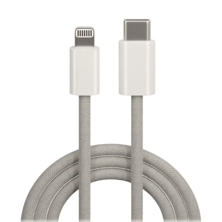 Καλώδιο Σύνδεσης USB 2.0 Maxlife MXUC-06 Braided USB C σε Lightning PD 20W 1m Γκρι | Shopin.gr