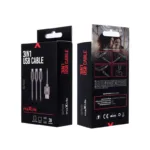 Καλώδιο Σύνδεσης USB 2.0 Maxlife Braided 3 σε 1 USB A σε Micro USB & USB C & Lightning 10W 1m Γκρι | Shopin.gr