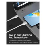 Καλώδιο Σύνδεσης USB 2.0 Devia EC151 USB C σε USB C 15W 1m Kintone Λευκό | Shopin.gr