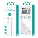 Καλώδιο Σύνδεσης USB 2.0 Devia EC317 USB C σε USB C PD 100W 1.5m Smart Λευκό | Shopin.gr