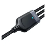 Καλώδιο Σύνδεσης USB 2.0 3 σε 1 Joyroom Braided S-1T3018A18 USB A σε micro USB & USB C & Lightning 10W 0.30m Μαύρο | Shopin.gr