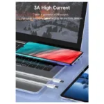 Καλώδιο Σύνδεσης USB 2.0 Devia EC325 Braided USB C σε USB C PD 60W 1m Smart Λευκό | Shopin.gr