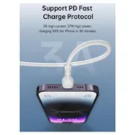 Καλώδιο Σύνδεσης USB 2.0 Devia EC150 USB C σε Lightning PD 27W 1m Kintone Λευκό | Shopin.gr