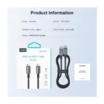 Καλώδιο Σύνδεσης USB 2.0 Choetech XCC-1015 USB C σε USB C PD 60W 2m Μαύρο | Shopin.gr