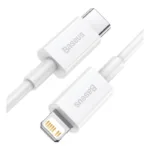 Καλώδιο Σύνδεσης USB 2.0 Baseus Superior Series USB C σε Lightning 20W 1m Λευκό | Shopin.gr