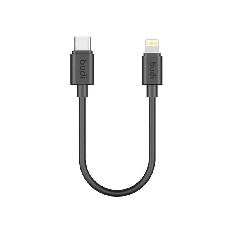 Καλώδιο Σύνδεσης USB 2.0 Budi USB C σε Lightning 35W 25cm Μαύρο | Shopin.gr