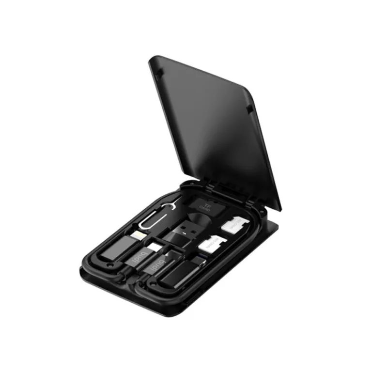 Πολυλειτουργικό Κιτ για Smartphones Budi 515C με 6 Τύπους Καλωδίων Μαύρο | Shopin.gr