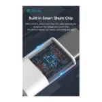 Καλώδιο Σύνδεσης USB 2.0 Devia EC325 Woven USB C σε USB C PD 60W 1m Smart Μπλε | Shopin.gr