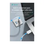 Καλώδιο Σύνδεσης USB 2.0 Devia EC325 Woven USB C σε USB C PD 60W 1m Smart Πράσινο | Shopin.gr