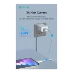 Καλώδιο Σύνδεσης USB 2.0 Devia EC325 Woven USB C σε USB C PD 60W 1m Smart Πράσινο | Shopin.gr