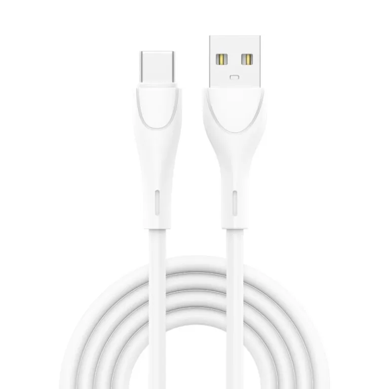 Καλώδιο Σύνδεσης USB 2.0 inos UltraCon USB A σε USB C 15W 1m Λευκό | Shopin.gr