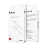 Καλώδιο Σύνδεσης USB 2.0 inos UltraCon USB C σε Lightning 20W 2m Λευκό | Shopin.gr