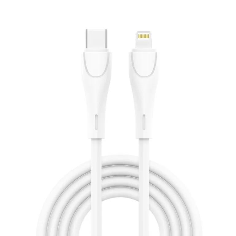 Καλώδιο Σύνδεσης USB 2.0 inos UltraCon USB C σε Lightning 20W 2m Λευκό | Shopin.gr