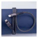 Καλώδιο Σύνδεσης USB 2.0 Maxlife MXUC-11 Magnetic Nylon USB C σε Lightning 27W 1m Μαύρο | Shopin.gr