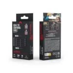 Καλώδιο Σύνδεσης USB 2.0 Maxlife MXUC-11 Magnetic Nylon USB C σε Lightning 27W 1m Μαύρο | Shopin.gr