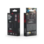 Καλώδιο Σύνδεσης USB 2.0 Maxlife MXUC-11 Magnetic Nylon USB C σε USB C 100W 1m Μαύρο | Shopin.gr