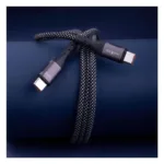 Καλώδιο Σύνδεσης USB 2.0 Maxlife MXUC-11 Magnetic Nylon USB C σε USB C 100W 1m Μαύρο | Shopin.gr