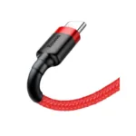 Καλώδιο Σύνδεσης USB 2.0 Baseus Cafule USB A σε USB C 18W 3A 1m Κόκκινο | Shopin.gr
