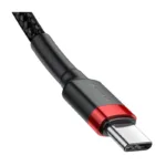 Καλώδιο Σύνδεσης USB 2.0 Baseus Cafule USB C σε USB C Flash PD 60W 1m Μαύρο-Κόκκινο | Shopin.gr