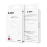 Καλώδιο Σύνδεσης USB 2.0 inos UltraCon USB C σε USB C 60W 1m Λευκό | Shopin.gr