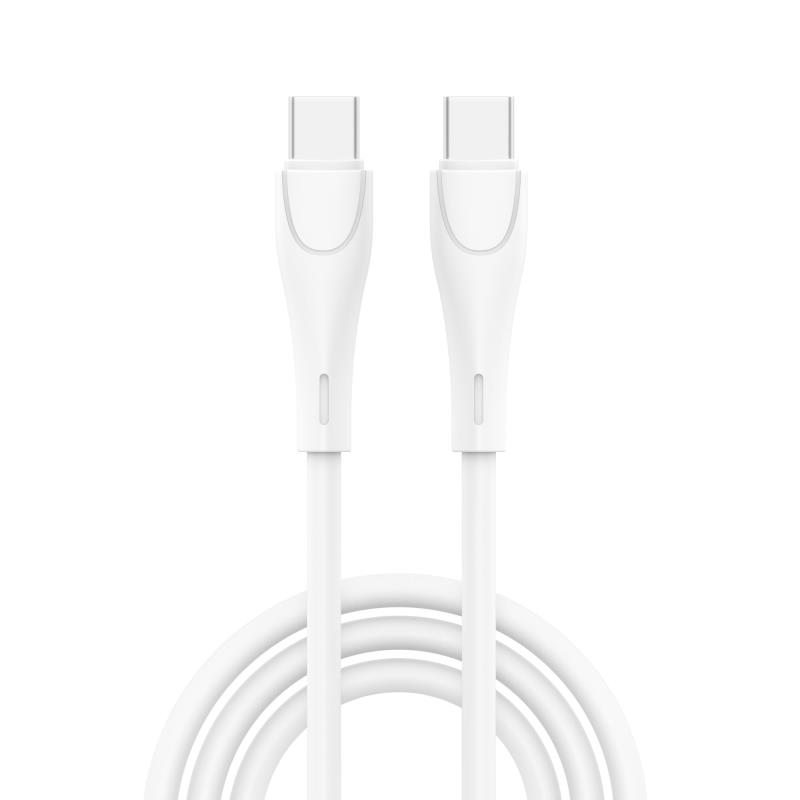 Καλώδιο Σύνδεσης USB 2.0 inos UltraCon USB C σε USB C 60W 1m Λευκό | Shopin.gr