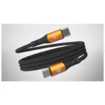 Καλώδιο Σύνδεσης USB 2.0 Hammer Magnetic Braided USB C σε USB C 100W 1m Μαύρο | Shopin.gr