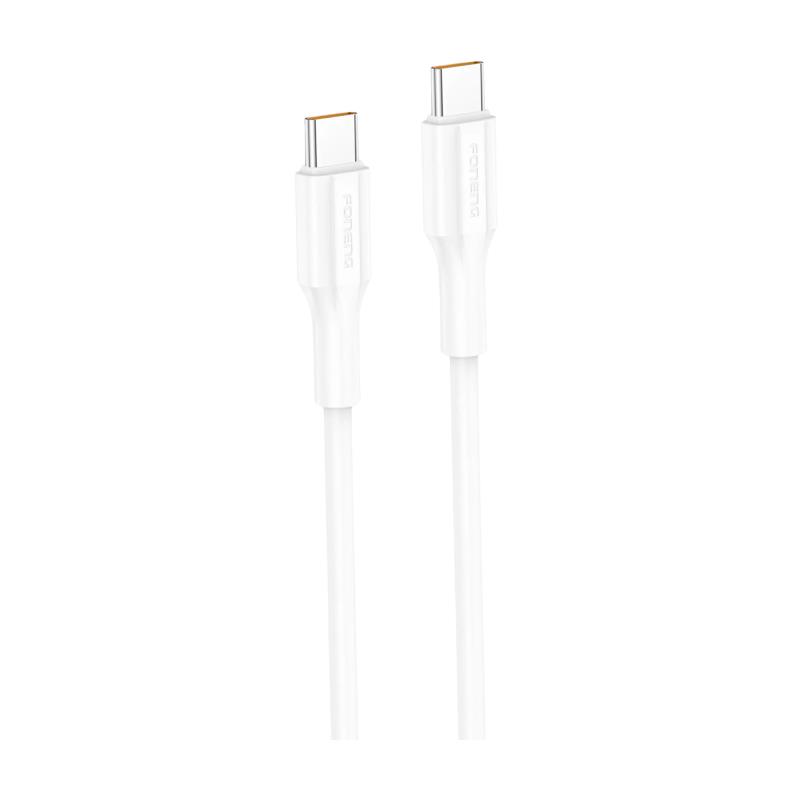 Καλώδιο Σύνδεσης USB 2.0 Foneng XS01 USB C σε USB C 60W 1m Λευκό | Shopin.gr