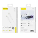 Καλώδιο Σύνδεσης USB 2.0 Foneng XS01 USB C σε Lightning PD 27W 1m Λευκό | Shopin.gr
