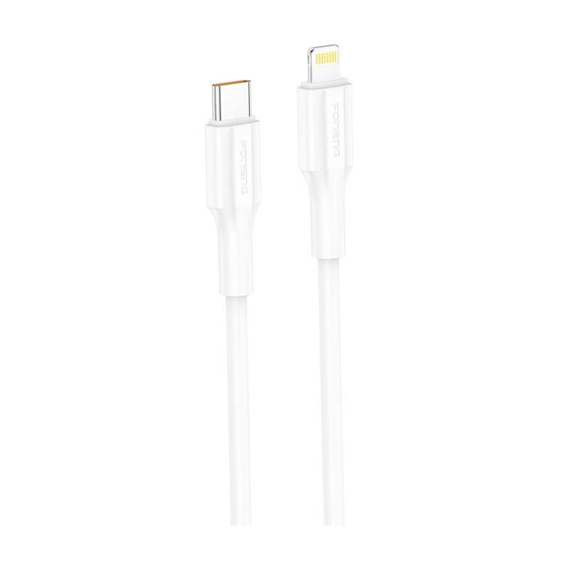 Καλώδιο Σύνδεσης USB 2.0 Foneng XS01 USB C σε Lightning PD 27W 1m Λευκό | Shopin.gr