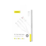 Καλώδιο Σύνδεσης USB 2.0 Foneng XS01 3in1 USB A σε Micro USB & USB C & Lightning 3A 15W 1.2m Λευκό | Shopin.gr