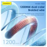 Καλώδιο Σύνδεσης USB 2.0 Foneng XS02 Braided USB C σε USB C 60W 1.2m Λευκό | Shopin.gr