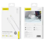 Καλώδιο Σύνδεσης USB 2.0 Foneng XS02 Braided USB C σε Lightning PD 27W 1.2m Λευκό | Shopin.gr