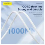 Καλώδιο Σύνδεσης USB 2.0 Foneng X120 Silicone USB C σε USB C 100W 1m Λευκό | Shopin.gr