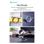 Καλώδιο Σύνδεσης USB 2.0 4 σε 1 Woven Magnetic Devia EC655 USB A & USB C σε USB C & Lightning PD 60W & 27W 1.5m Ultra 2 Τιτάνιο | Shopin.gr