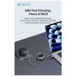 Καλώδιο Σύνδεσης USB 2.0 4 σε 1 Woven Magnetic Devia EC655 USB A & USB C σε USB C & Lightning PD 60W & 27W 1.5m Ultra 2 Τιτάνιο | Shopin.gr