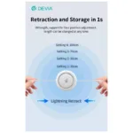 Καλώδιο Σύνδεσης USB 2.0 Devia EC317 USB C σε USB C PD 100W 1m Stretchable Pro2 Λευκό | Shopin.gr