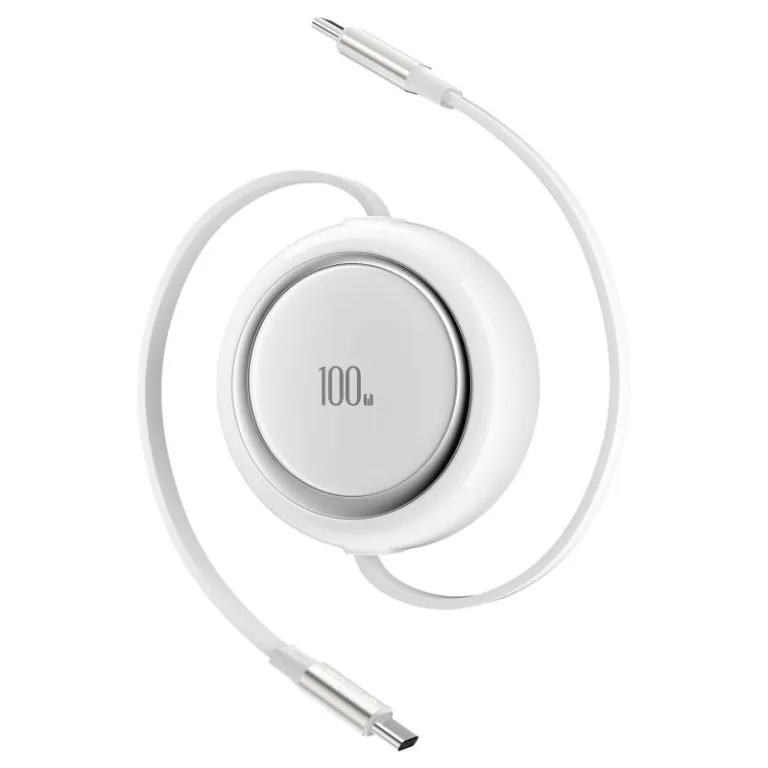 Καλώδιο Σύνδεσης USB 2.0 Devia EC317 USB C σε USB C PD 100W 1m Stretchable Pro2 Λευκό | Shopin.gr