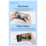 Καλώδιο Σύνδεσης USB 2.0 Devia EC688 Woven USB C σε USB C PD 60W 1.5m Extreme Χρυσό | Shopin.gr