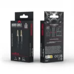 Καλώδιο Ήχου Maxlife 3.5mm/3.5mm 1m Μαύρο | Shopin.gr