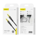 Καλώδιο Ήχου Foneng BM22 3.5mm/3.5mm 1m Μαύρο | Shopin.gr