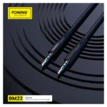 Καλώδιο Ήχου Foneng BM22 3.5mm/3.5mm 1m Μαύρο | Shopin.gr
