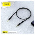 Καλώδιο Ήχου Foneng BM22 3.5mm/3.5mm 1m Μαύρο | Shopin.gr