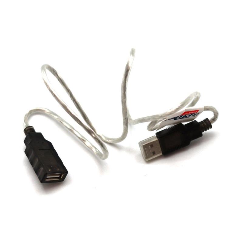 Καλώδιο Προέκτασης Male USB/ Female USB 10W 1m Ασημί (Ασυσκεύαστο) | Shopin.gr